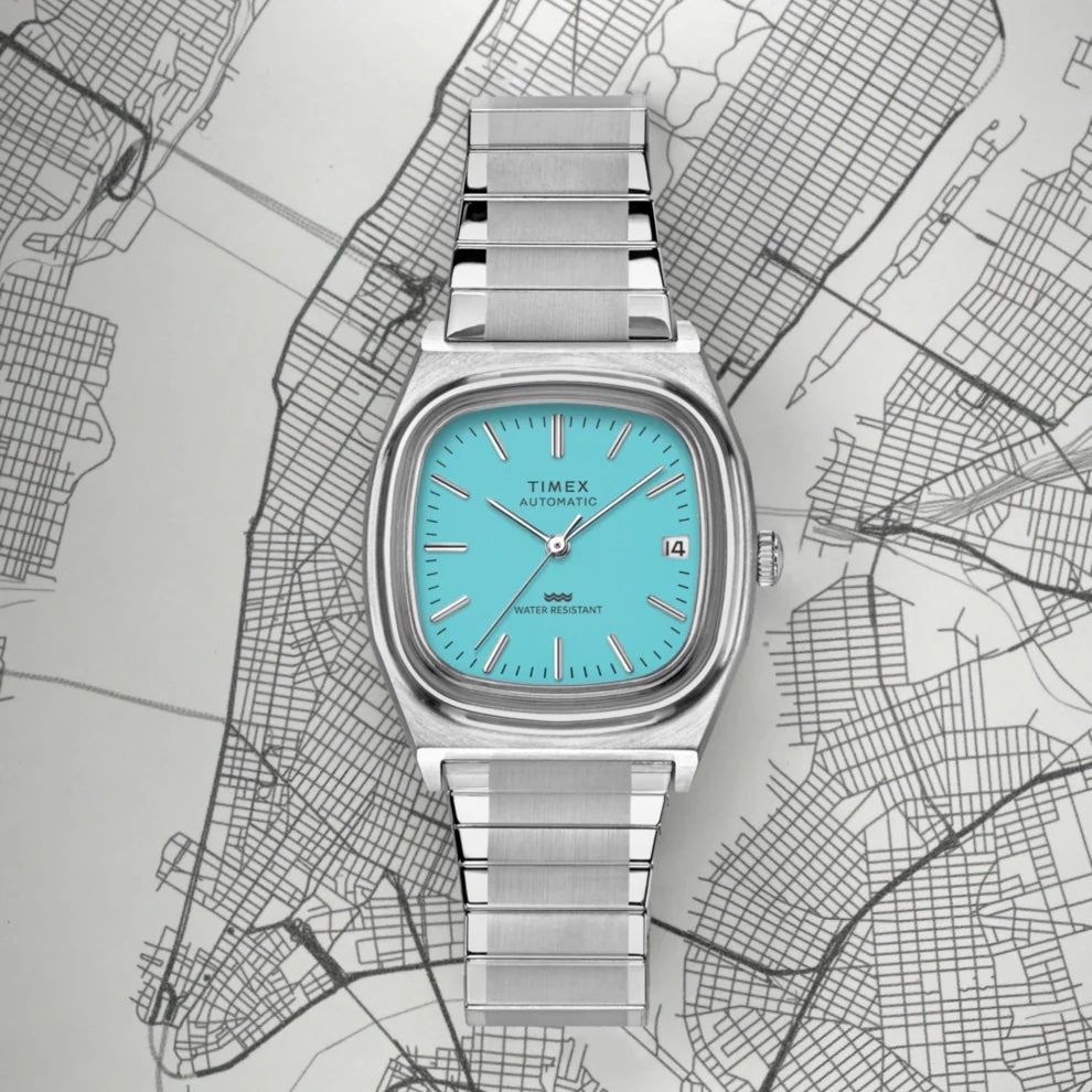 Timex Automatic 1983 Reissue Turquoise