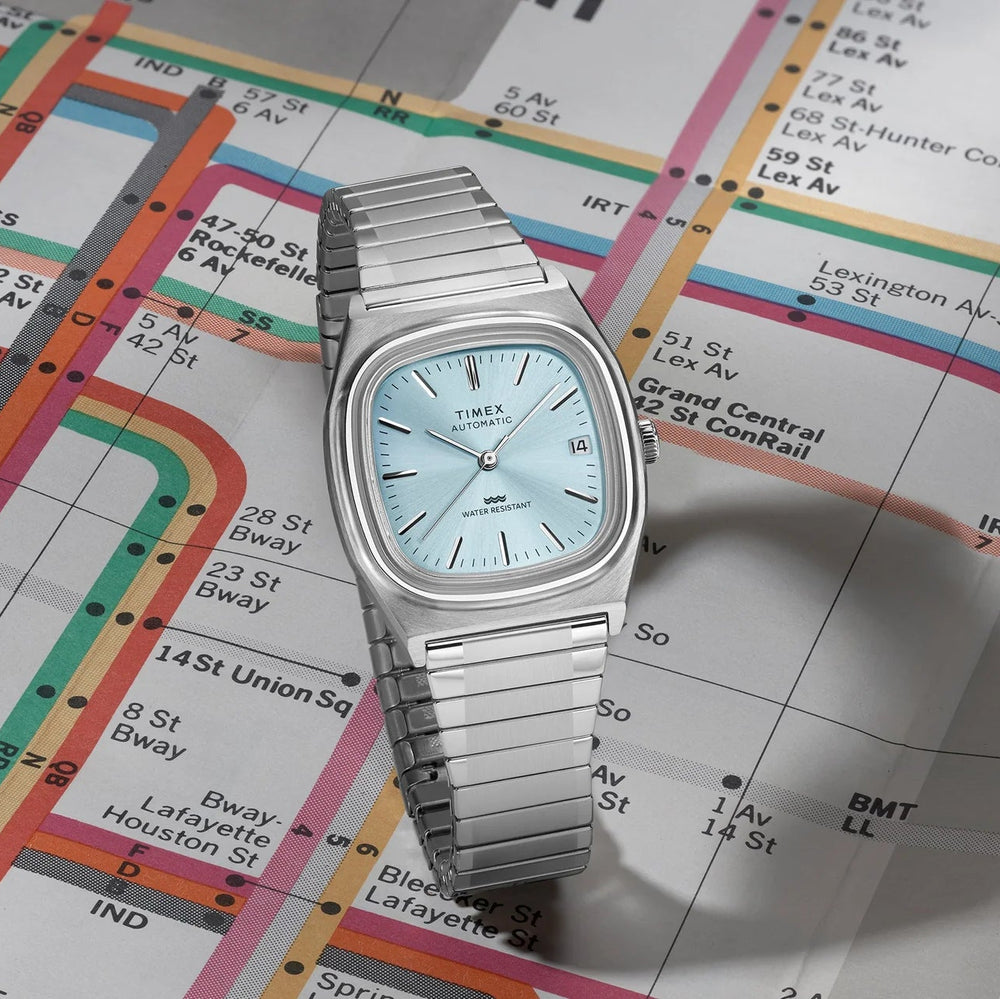 Timex Automatic 1983 Reissue Light Blue