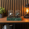 Orbital Watch Winder - Green Marble Duo