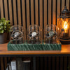 Orbital Watch Winder - Green Marble Trio