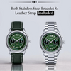LÈRIN Hybrid Chronograph - Pine Green Steel