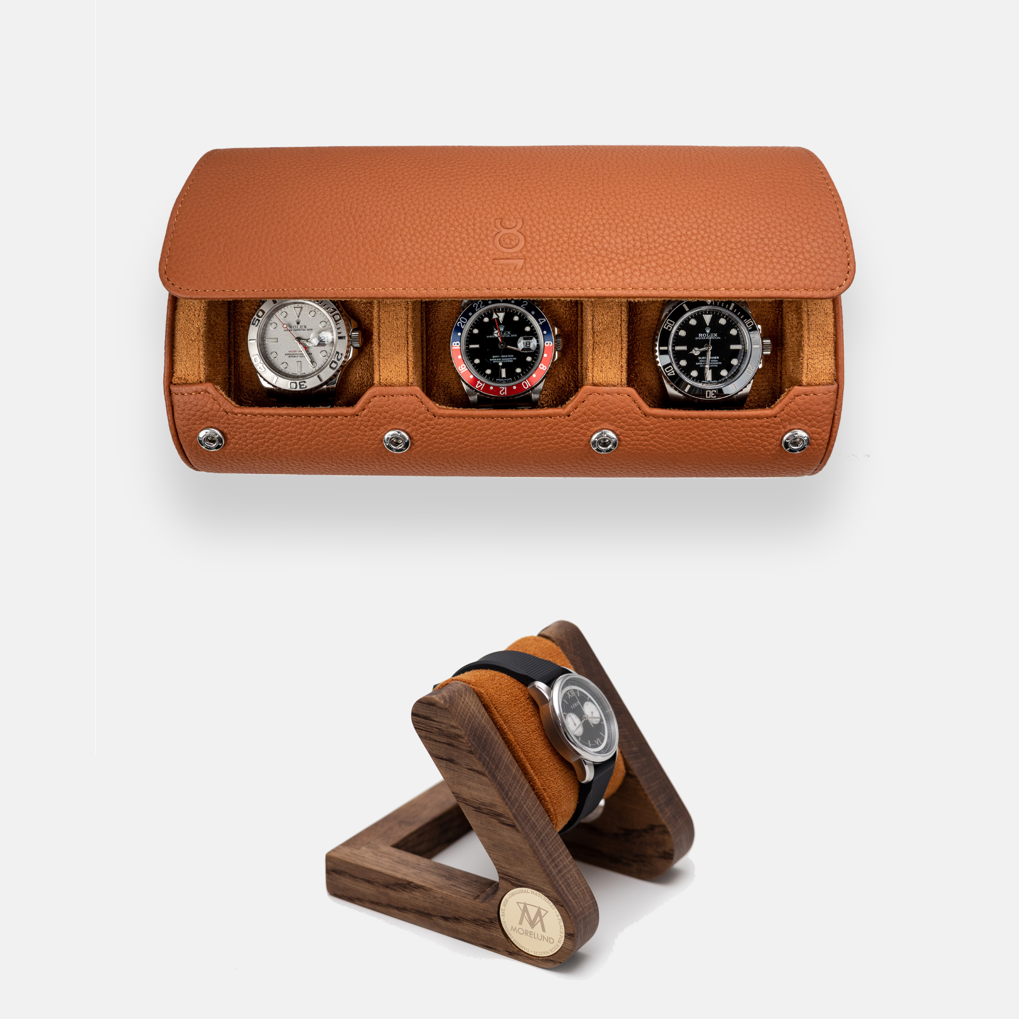 Watch Roll Large + Morelund Watch Stand