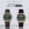 LÈRIN Hybrid Chronograph - Pine Green Gold