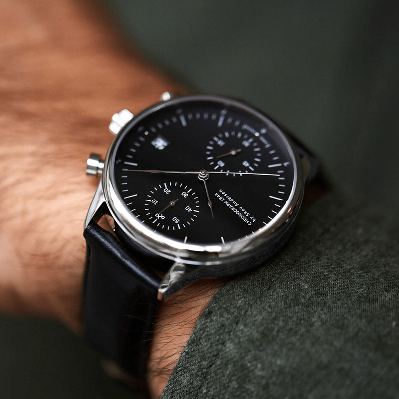 About Vintage Chronograph 1844 Steel / Black
