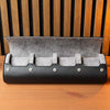 Personalized Travel Watch Roll Extra Large- Black Grey