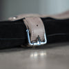 Leather Watch Roll - Black Grey