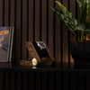 Morelund Watch Stand - Dark Oak - Navy Blue