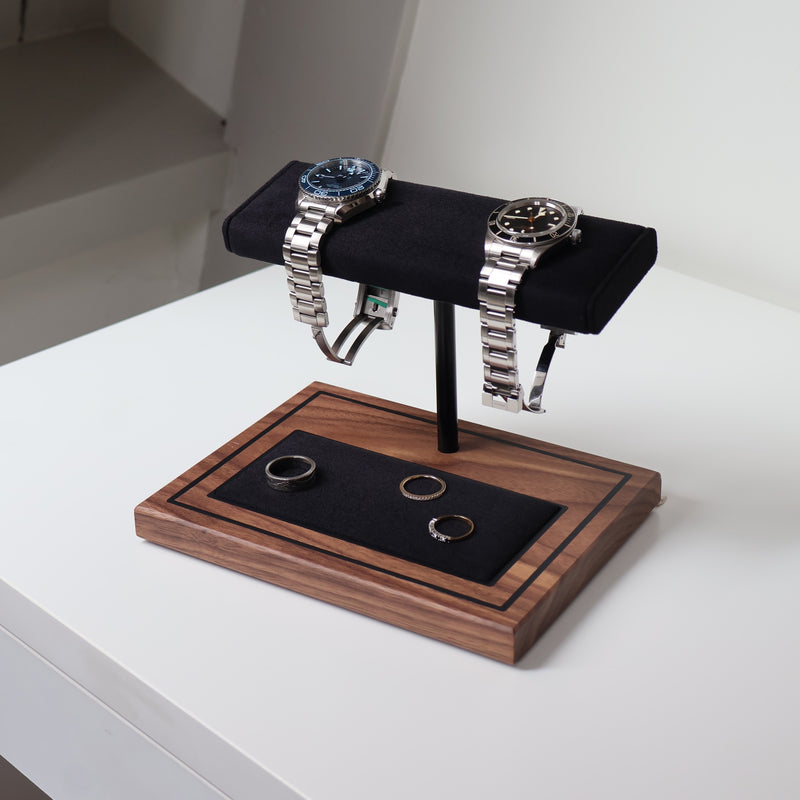 Foxton - Charbon Black & Black Walnut