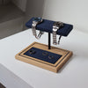 Foxton - Marine Blue & White Oak