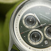 About Vintage 1564 Chronodate Automatic Garnish Green