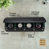 Details about the watch roll for 4 watches in black green