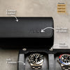 Information about the personalized 2 slot watch roll