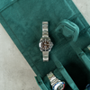 Hexagon Green Saffiano 6 Slot Watch Box