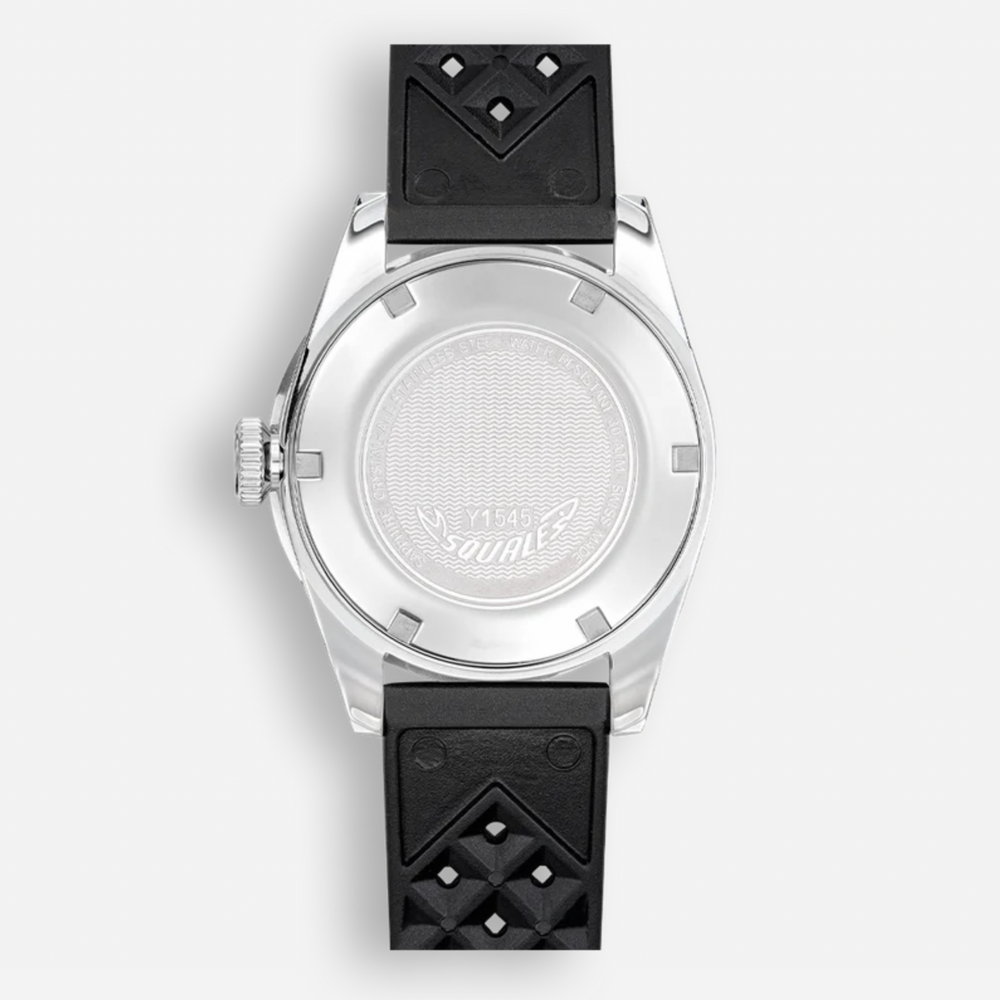 Squale 1545 Black Rubber