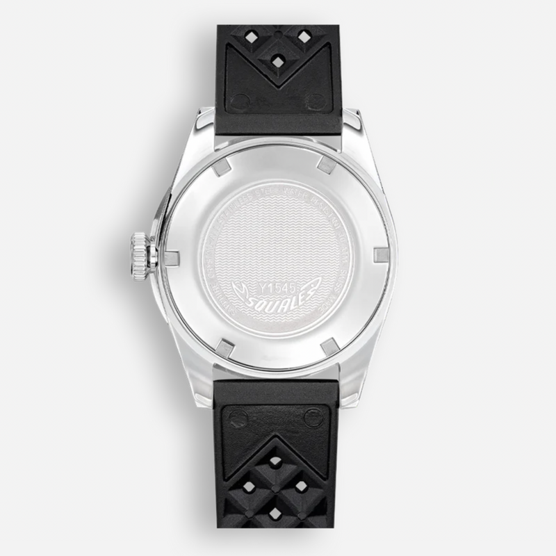 Squale 1545 Black Rubber