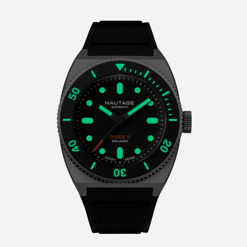 Nautage Diver II - Silver Black