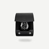 Single Travel Roll - All black, travel roll for one watch, small travel roll, watch storage, how to travel safely with your watch