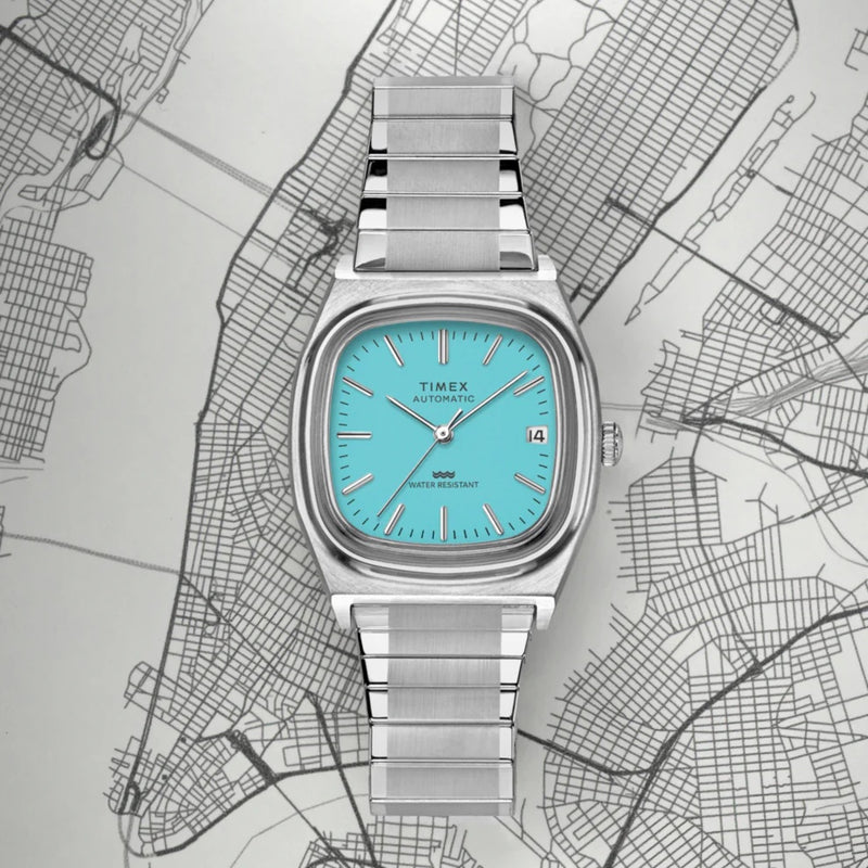 Timex Automatic 1983 Reissue Turquoise