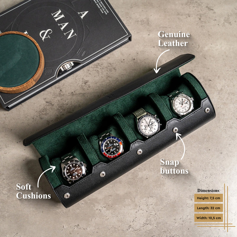 Information about the Watch roll Extra Large black green