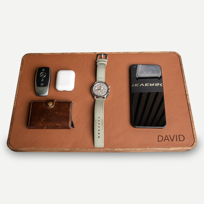 Personalized Watch Tray XL - Add name or initials