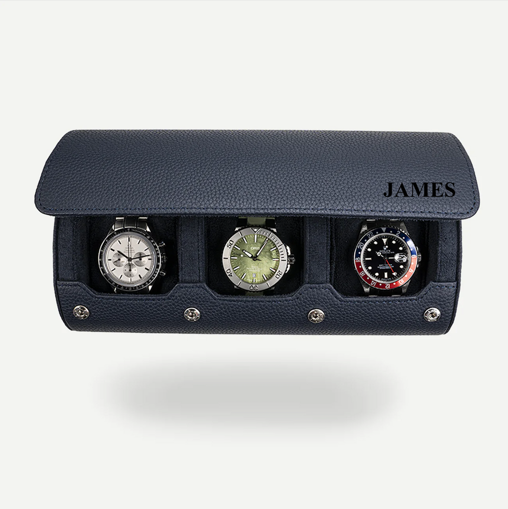 Navy Blue watch roll