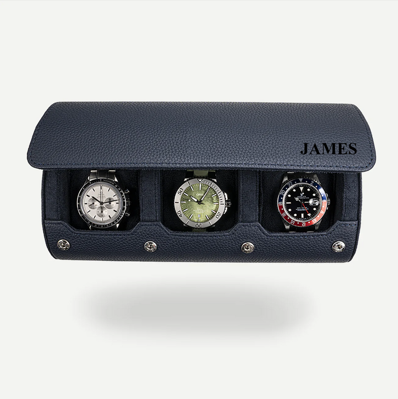Navy Blue watch roll