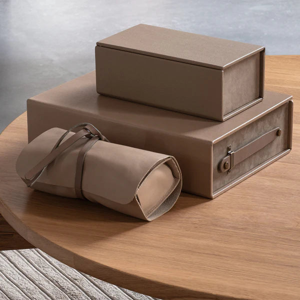 August Sandgren - Light Brown 3 Slot Watch Box