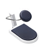AUBLIQ Watch Stand Silver Navy Blue