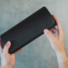 Showcasing the personalized watch roll large in all black
