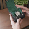 The personalized single in black green