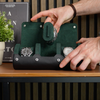 Watch roll large black green