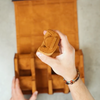 Hexagon Coffee Brown 8 Slot Watch Box