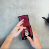 Showing the single in Black Cherry