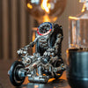 bike watch stand, watch holder, handmade, robotoys, watch display on shelf